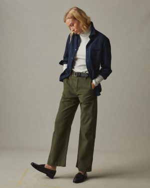 Women’s Wide Leg Pant – Moss