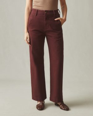 Women’s Wide Leg Pant – Rum Raisin