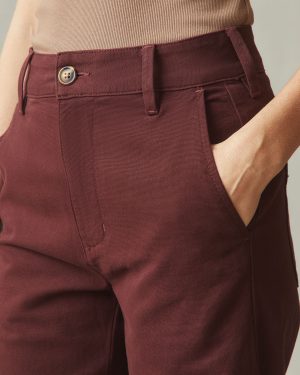 Women’s Wide Leg Pant – Rum Raisin